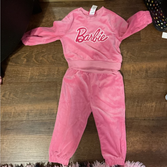 Other - Pink Barbie Kids Tracksuit